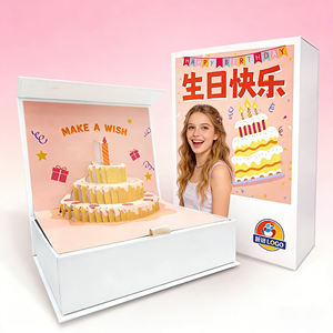 Caja de Regalo <span class=keywords><strong>3D</strong></span> Ecológica e Impermeable para Cumpleaños, San Valentín, Set de Regalo de Cosméticos y Snacks, Bolsa de Regalo Completamente Personalizable - Product Image 3