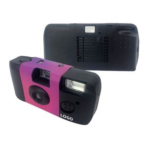 Perfect Gift Choice 35mm Custom <b>Flash</b> Film <b>Cameras</b> Retro Texture Disposable Camera - Product Image 1