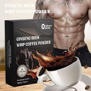 Café instantané noir sans sucre pour hommes, à base de ginseng et de fouet de cerf, stimulant l'énergie, avec Cistanche Deserticola – Meilleure vente - Product Image 6