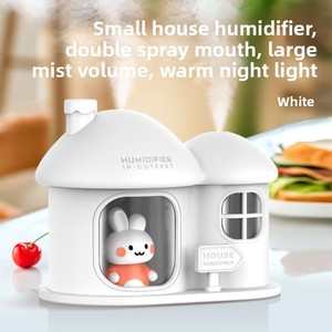 USB máy tính để bàn siêu âm tạo độ ẩm với nightlight đôi máy bay phản lực nhỏ cầm tay điện chúng tôi nhà hương liệu nhựa khuếch tán - Product Image 4