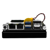 BKHD OEM 9*9 CM FCBGA1264 MINI PC placa base 2 * Lan 1*2 1 * DP Intel N100 DDR5 M.2 placa base Industrial con disipadores de calor X86