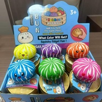 Lot de 12 Squishies Scintillants en Forme de Boulette, Boîte Mystère avec Jouet Anti-Stress Sensoriel en Forme de Pain Vapeur Pailleté pour Enfants