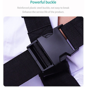 Transfer <b>Belt</b> Adult Patient Transport <b>Belt</b> <b>Red</b> One Size Polyester Thickened Cotton Feel Fabric For Bedridden Care - Product Image 4