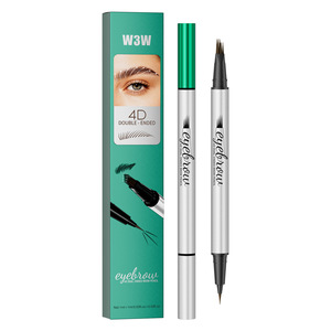 W3W W683 Getönter Doppelkopf-Mehrzinken-Augenbrauenstift 4D Micro-Carving Wasserfest Schweißfest Nicht-Verschmierend Flüssig <span class=keywords><strong>TK</strong></span> Bestseller - Product Image 5