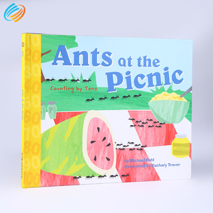 Meilleure Vente Papier D'art <span class=keywords><strong>Dessin</strong></span> Animé Coloration A4/B5 0-4 Ans Bébé Livre Impression Shenzhen Guangdong - Product Image 3