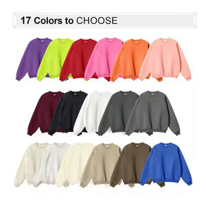 Sweat-shirts en molleton à col rond, personnalisables avec logo, en mélange polyester/coton 350 grammes, manches classiques, écologiques et imperméables, vente en gros - Product Image 5