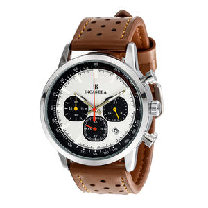 INCASEDA 6034 <span class=keywords><strong>pas</strong></span> <span class=keywords><strong>cher</strong></span> <span class=keywords><strong>chinois</strong></span> <span class=keywords><strong>homme</strong></span> montre à quartz costume bracelet en cuir véritable chronomètre lumineux conception de montre de sport concise - Product Image 1