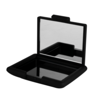 C520 Boîtier compact carré vide pour poudre et blush, avec miroir, couleur nude, prix