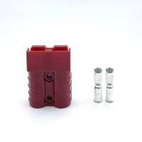 Connecteur de batterie 2 broches 50A couleur rouge pour les véhicules électriques Fiche de charge rapide Connecteur de batterie 50A