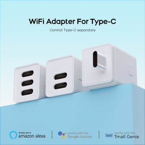 Tuya aplicación inalámbrica Control voz Alexa Google Home enchufe Mini portátil Zigbee inteligente tipo <span class=keywords><strong>C</strong></span> Wifi adaptador de corriente - Product Image 4