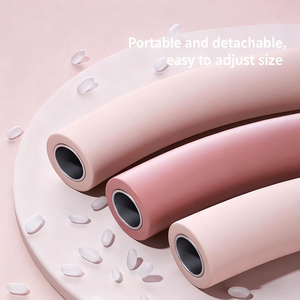 Aro de Fitness Profesional, Ecológico, Duradero, de Doble Tono, Ajustable, Grueso, de ABS, Desmontable, con Peso, de 73-96 cm de Diámetro - Product Image 6