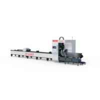 Máquina de Corte Láser de Fibra CNC de 5 Ejes con Carga/Descarga Automática de 1500W-6000W, Doble Mandril con IA y Refrigeración por Agua para Chapas Metálicas