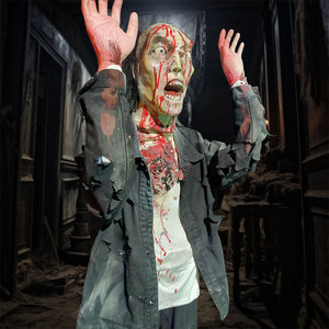 <span class=keywords><strong>Horror</strong></span> casa stregata in piedi <span class=keywords><strong>Zombie</strong></span> modello simulato elettrico pneumatico spaventoso dispositivo di scherzo personalizzato - Product Image 5