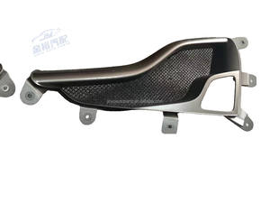 Calandre de feu arrière en fibre de carbone véritable pour kit carrosserie Ferrari 458 jupes latérales de bord de pare-chocs avant diffuseur arrière - Product Image 3