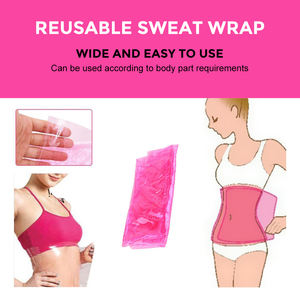 Film mince en PVC réutilisable Sauna sueur <span class=keywords><strong>ventre</strong></span> <span class=keywords><strong>ventre</strong></span> minceur taille formateur corps <span class=keywords><strong>ceinture</strong></span> perte <span class=keywords><strong>de</strong></span> poids poignet taille minceur Wrap - Product Image 3