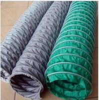 Conduit d'air flexible en PVC Fushilin FSL-NY de haute qualité, durable, résistant au feu, 50-400 mm, 10 m, norme ISO