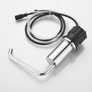 Baño público inodoro manos libres infrarrojo latón cromado sensor inteligente automático goteo de espuma dispensador de jabón <span class=keywords><strong>grifo</strong></span> de fregadero de inducción - Product Image 4