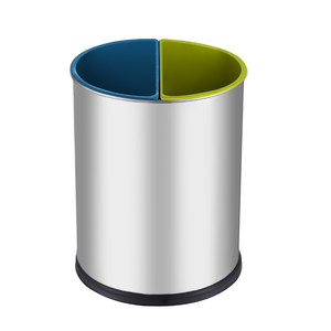 New Style Durable and Waterproof Metal Recycling <b>Bin</b> for Hotels Open Top Without <b>Lid</b> Iron Material - Product Image 1