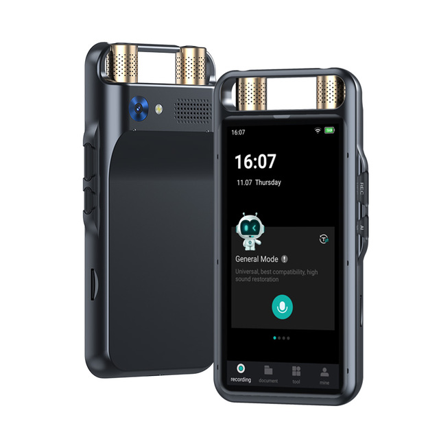 VORMOR M5 64G Instant Teleconference Transcription Voice Recorder Portable AI Digital Recorder Smart Voice Recorder