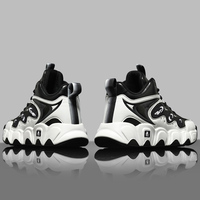 Chaussures de sport pour hommes avec logo de marque personnalisé, augmentant la taille, en cuir vierge, grandes tailles EU 49 50 51 52 US15 16 17 18, chaussures de course