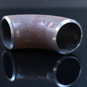 High quality MS 1.5D Long /Short Radius Carbon Steel Pipe Fittings 90/45 Degree Seamless butt welding elbows