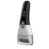 GOODSKY Lime à pied électrique rechargeable par USB, kit d'outils de pédicure pour les peaux dures et craquelées, utilisation en voiture, étanche IPX6
