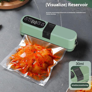 Nouveau étanche affichage numérique <span class=keywords><strong>sans</strong></span> <span class=keywords><strong>fil</strong></span> Portable entièrement automatique USB Rechargeable Machine de scellage sous vide Machine d'emballage alimentaire - Product Image 3