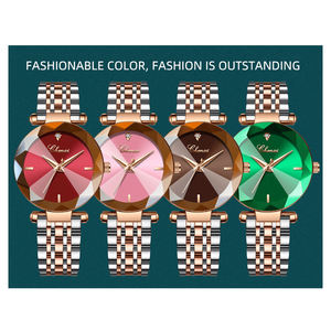 Personalizar Original a estrenar de moda correa de acero inoxidable relojes de cuarzo simples señoras mujeres reloj para <span class=keywords><strong>mujer</strong></span> chica - Product Image 6