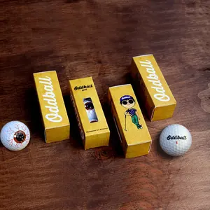सुपर नरम गोल्फ की गेंद कस्टम लोगो और पैकेजिंग बक्से और आस्तीन