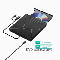 USB 3.0 External Optical Drive/DVD burner for Laptops, Desktops, and Computers (CD-RW Adapter)