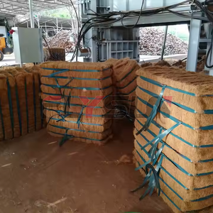 नारियल फाइबर ब्लॉक मशीन नारियल फाइबर पेट्स ब्लॉक नारियल के शेड्स ऊर्ध्वाधर बैलर कॉयर फाइबर बैलिंग मशीन - Product Image 6