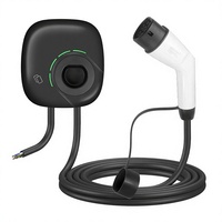 Chargeur mural pour véhicule électrique (VE) standard européen 32A 7kW, large plage de tension, multiples protections de sécurité, emballage personnalisé avec logo