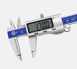 डिजिटल वर्नियर कैलिपर शासक 150/200/300 मिमी एलसीडी स्टेनलेस स्टील इलेक्ट्रॉनिक माइक्रोमीटर गेज मापने उपकरण - Product Image 1