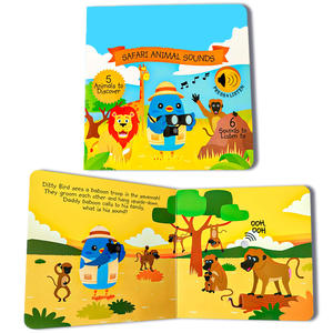 Livre sonore personnalisé <span class=keywords><strong>pour</strong></span> bébé, avec chansons de berceuse à activer <span class=keywords><strong>pour</strong></span> les entendre, routine nocturne apaisante, carton interactif, OEM - Product Image 4