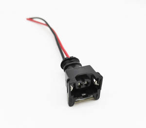 <span class=keywords><strong>2</strong></span>ウェイ燃料インジェクターコネクタ配線ハーネスプラグ EV1 ピグテール OBD1 GM用 - Product Image 3