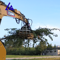 Grappin de défrichage Scorpion à structure renforcée pour le chargement de bois et les opérations forestières