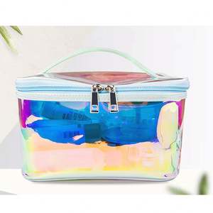 2024 Wholesale Outdoor Accessories Waterproof Clear Makeup Bag Pouch Laser Hologram <b>Travel</b> Cosmetic Pouch Bag <b>Cases</b> <b>Travel</b> - Product Image 3