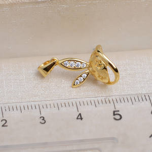 Collier pendentif oreilles de lapin en argent DIY du zodiaque chinois, support vide avec 5350 perles, nouveau, accessoire 10-12 - Product Image 4