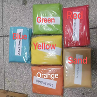 Voile d'ombrage robuste en polyester rouge enduit de PU pour patio, jardin et cours arrière, protection UV, auvent extérieur pour fêtes