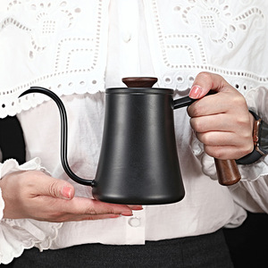 Hand-drip Coffee Pot Small Waist 304 Stainless Steel Household Hanging Ear Swan Neck <strong>Long</strong>-spout Narrow-<strong>mouth</strong> - Product Image 4