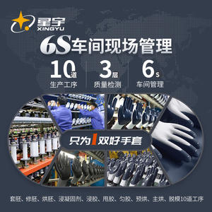 ถุงมือทำงานไนไตรล์ Xingyu N528 แบบเย็บ 13 เส้น ทนต่อการเสียดสี ปลายนิ้วกันลื่น ถุงมืออเนกประสงค์เพื่อความปลอดภัย - Product Image 3