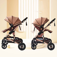 Poussette bébé 3 en 1 de haute qualité, luxe, haute vue, multifonctionnelle, pour les voyages