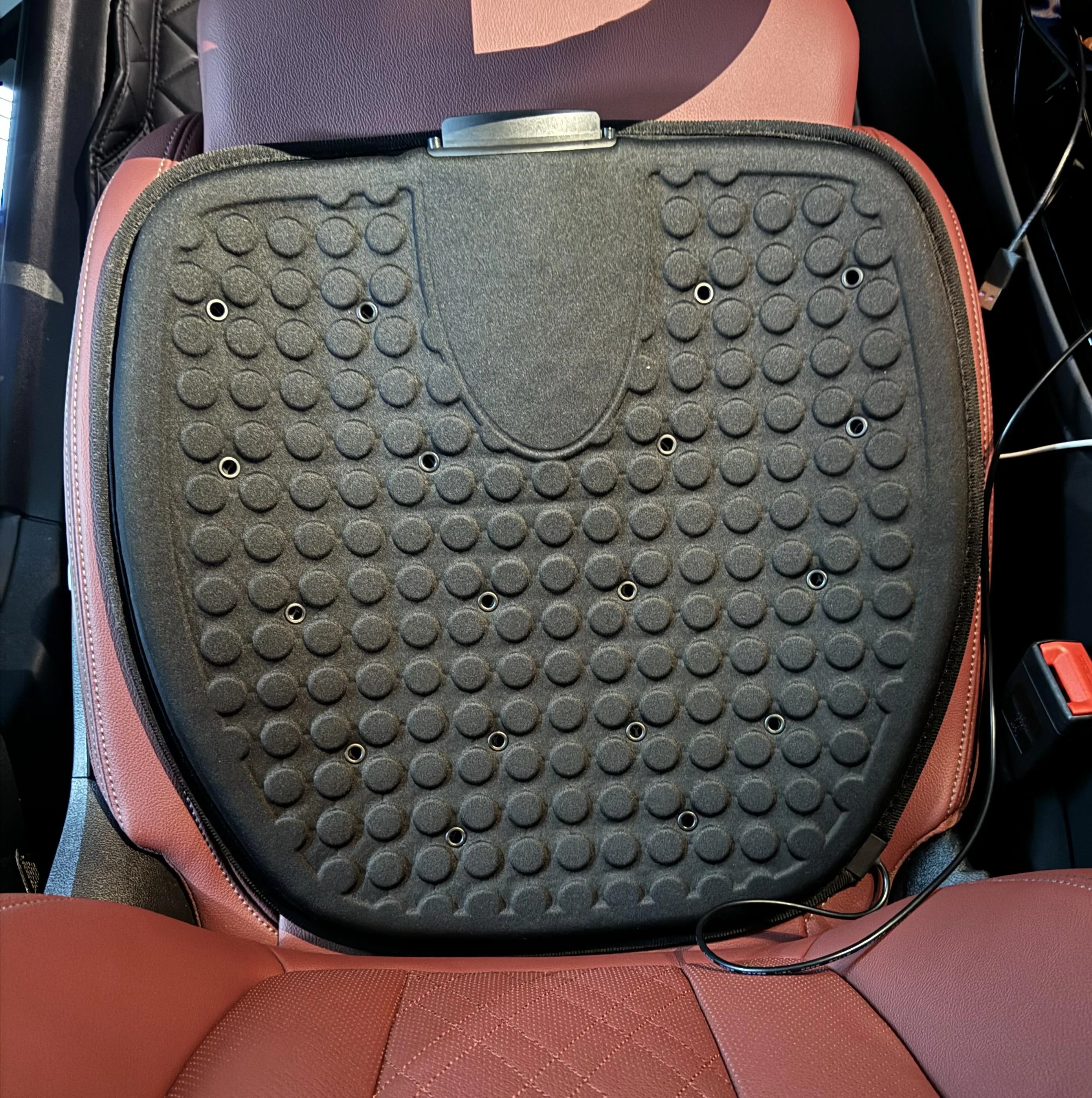 車とオフィス用の新しいデザインのカークールシートクッション5VUSB充電ジェル冷却クッション