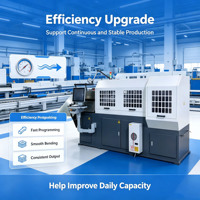 Machine de pliage de fil métallique CNC 3D à 8 axes TJ-80, haute précision, commande par servomoteur pour le formage de métaux complexes