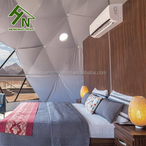 Sang trọng bốn mùa PVC lều lều lều mái vòm cho gia đình hiện đại glamping nước nóng 3-4 người khách sạn lều với cách nhiệt - Product Image 6