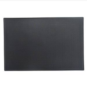 Food Grade Silicone Rubber <b>Bar</b> <b>Mat</b> Non Slip Drainage Pub Beer Rail <b>Mat</b> Counter Protector Coaster Placemat Bartender Station Pad - Product Image 1