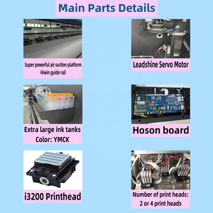 <span class=keywords><strong>3</strong></span>.2m i3200 Printhead รูปแบบขนาดใหญ่ Eco ตัวทําละลายเครื่องพิมพ์ไวนิลแบนเนอร์พลอตเตอร์การพิมพ์เครื่อง - Product Image 4
