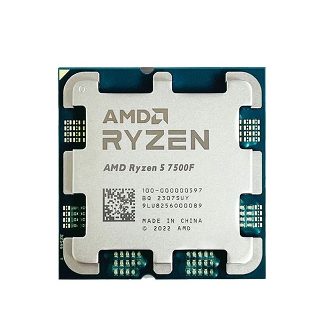 Wholesale for AMD RYZEN 5 R5 7400F 7500F 7600 7600X 3.7GHz 6-Core 12-Thread CPU Processor 5NM L2=10M 100-000000597 Socket AM5