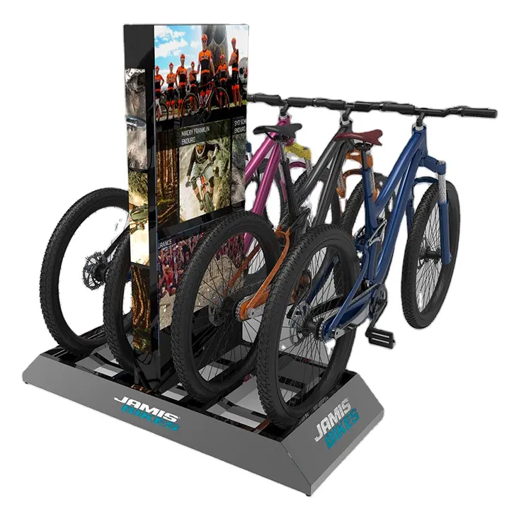 56in high Floor stand metal bike pop display bike stand rack bicycle shop bike rack holder