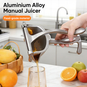 Food-Grade Aluminum Alloy Manual Juicer, Lever Citrus Press with Detachable Filter for Commercial Kitchen & <b>Bar</b> Use - Product Image 1